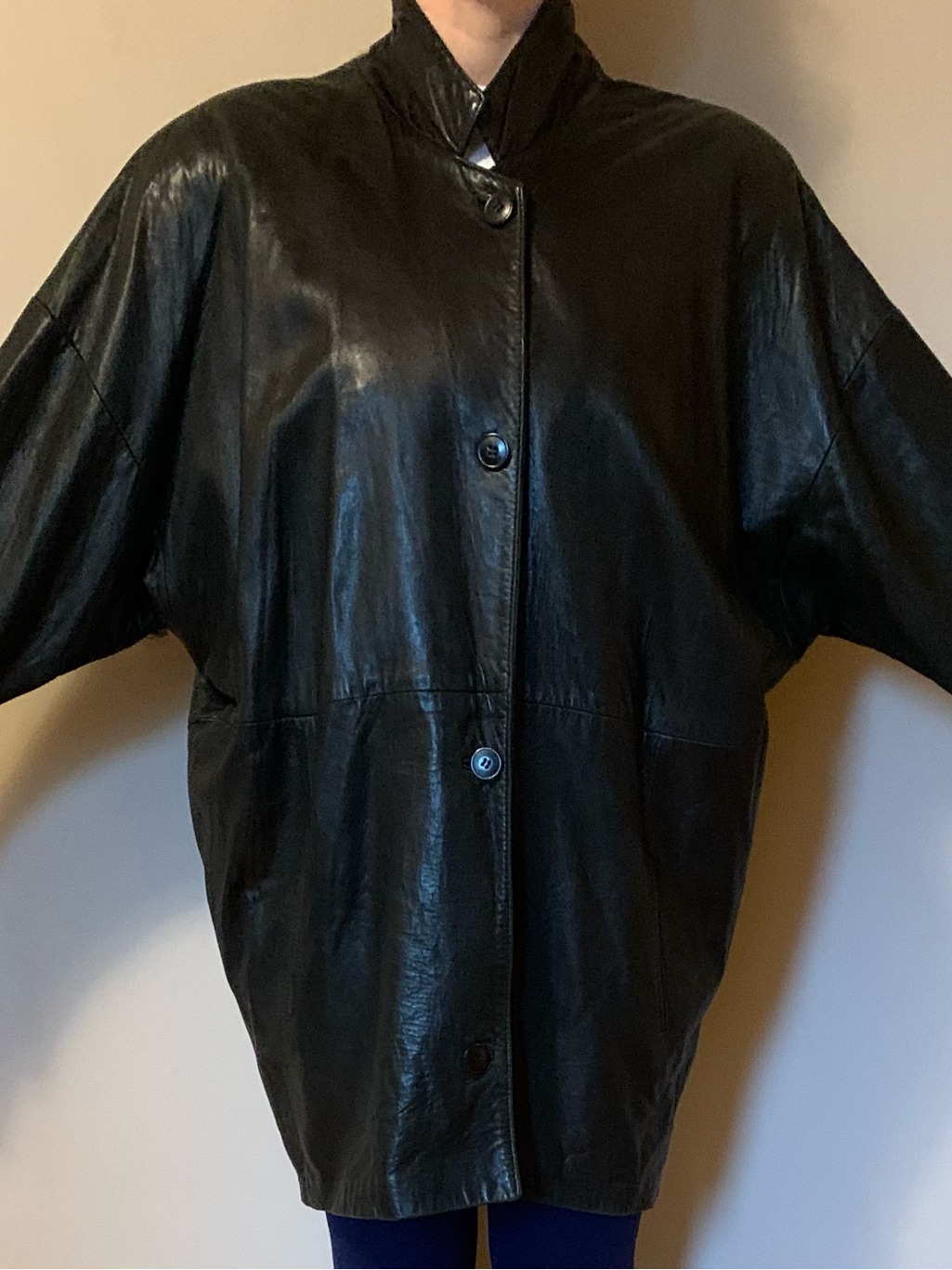 Women’s Butter Soft Leather Coat-Style Jacket